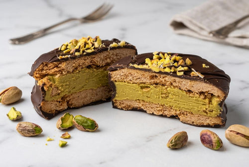 Alfajor Bañado XXL: Crema de Pistacho Puro