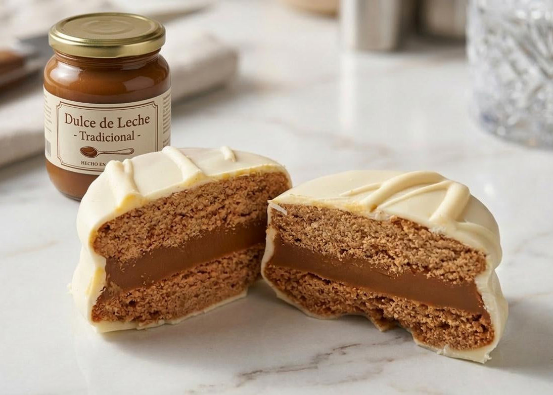Alfajor Bañado XXL: Clásico Dulce de Leche