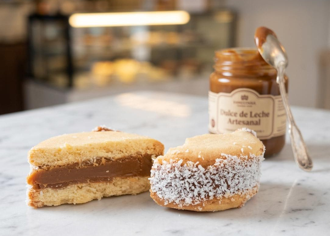 Alfajor de Maicena XXL: Extra Dulce de Leche y Coco